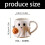 Capricious Halloween Specters Coffee Cup 600ml Durable Ceramic 3