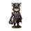 Sculpture de chats d'halloween-Ornements de statue de chat C 1