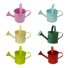 6 Piece Miniature Watering Cans With Reinforced Handle Leakproof