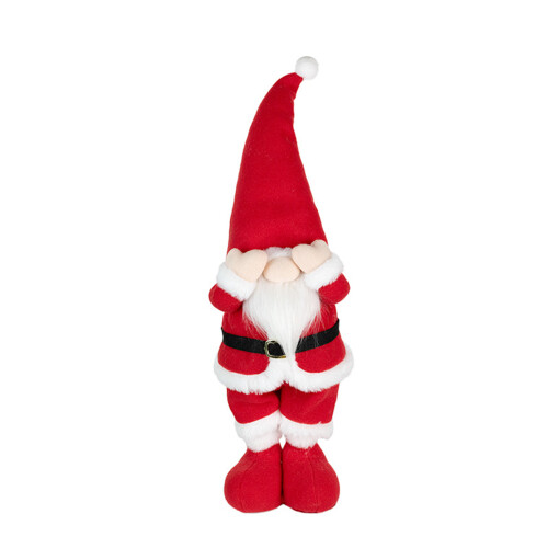 Dehnbare Rudolph-Skulptur mit Gesichtsbedeckung, weiche