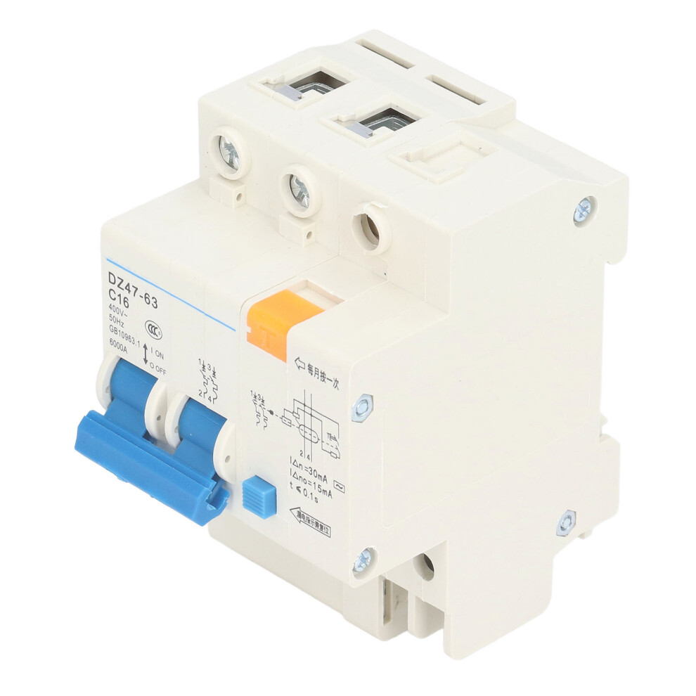 Ground Fault Circuit Breaker Pa66 Leakage Protection 16A 30Ma 400V 7671375872443