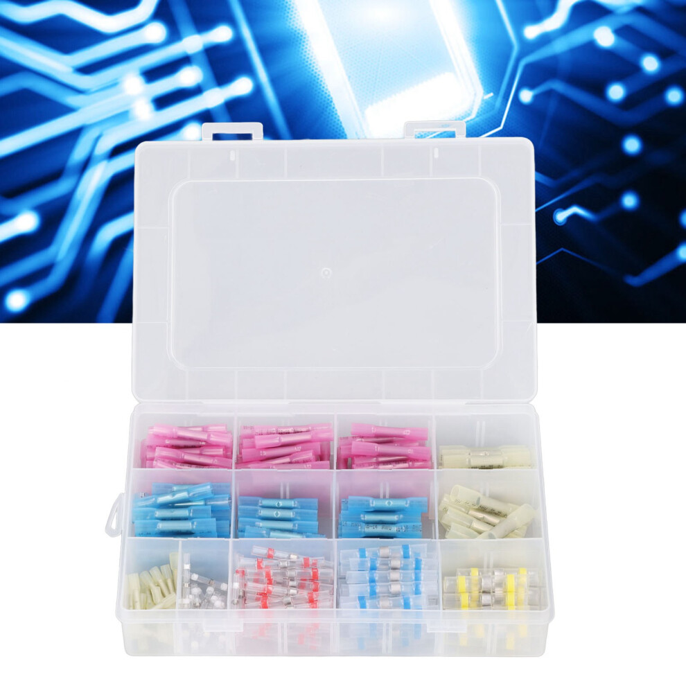 250Pcs Heat Shrink Wire Connectors, Solder Copper, Insulated, Assorted Colors 4221375580966