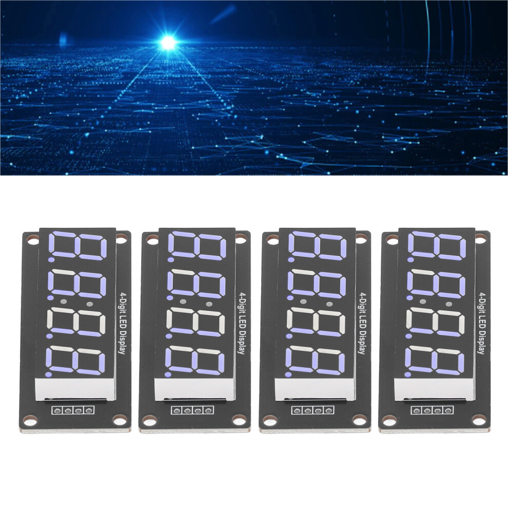 4 Set 4-Stellige Digitale Röhren-Led-Anzeigetafel 7751901754273