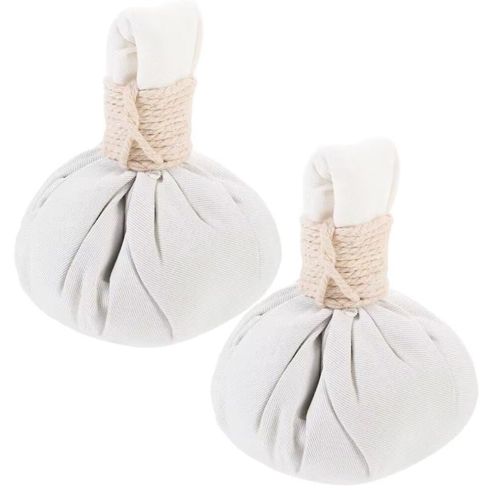 Large Thai spa herbal massage compress ball, Warm hot therapy, Chinese herbal bags