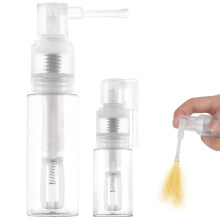 2 Pcs Glitter Dust Sprayer Powder Spray Bottle Glitter Spray Pump for Craft Cake Clothes Dry Powder Spray Bottle Empty 35ml 14ml