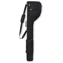 Nylon Golf Bags Waterproof Storage Pouch With Zipper Large Capacity Portable Folding Black