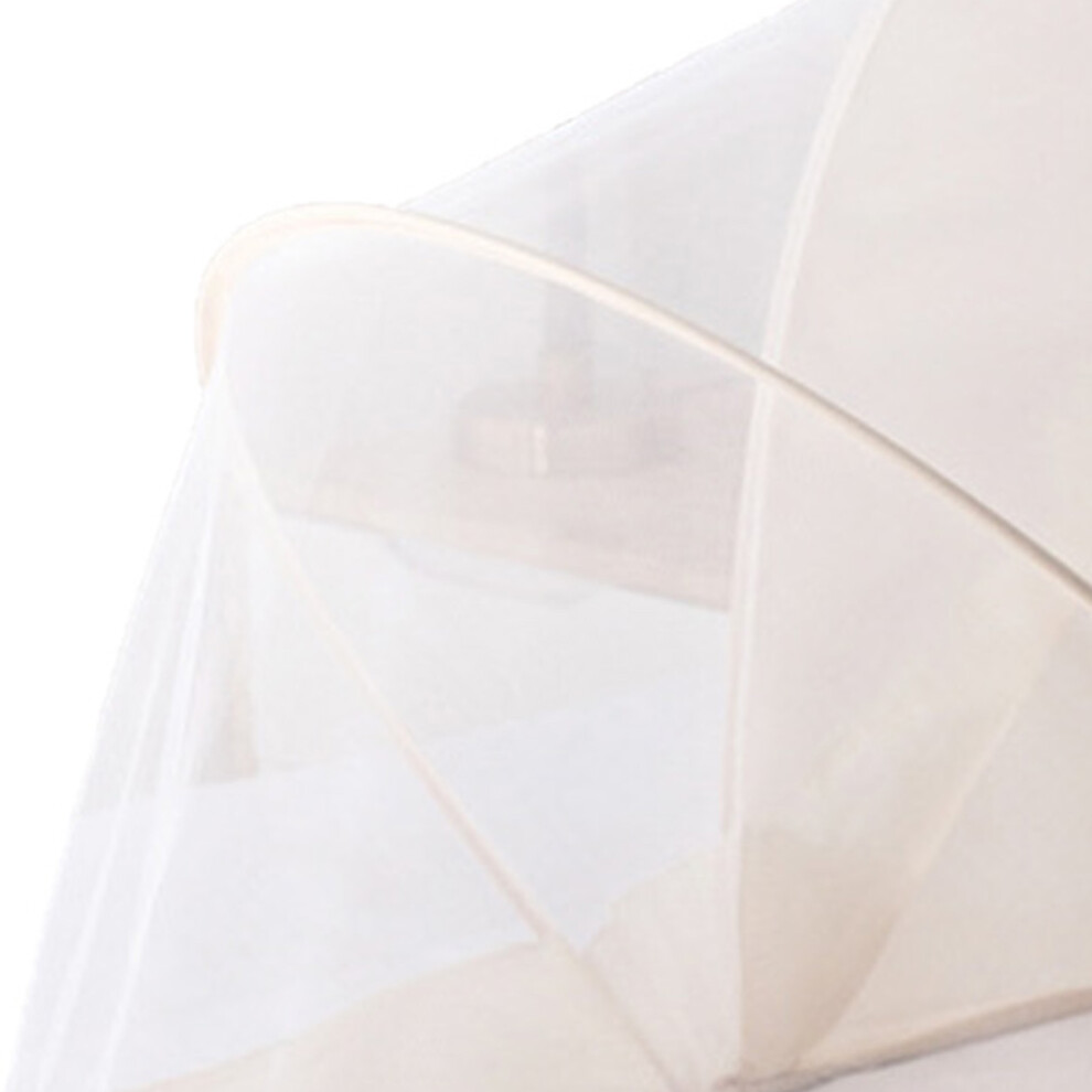 Baby Bed Net Crib Tent Canopy 133x68x66cm Foldable Khaki