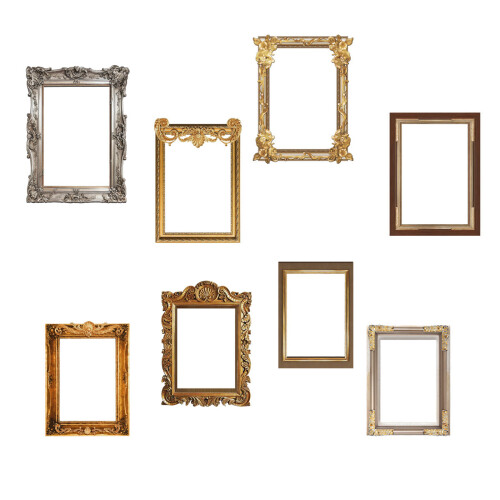 Retro Frame Sticker Verwijderbare zelfklevende-Stijl A