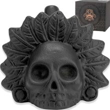 Aztec Death Whistle Loud: Loudest Screaming Whistle at 125 Decibels  Black