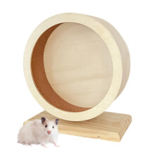 Silent Wood Hamster Wheel Toy Noise Small Animal Exercise Accessory