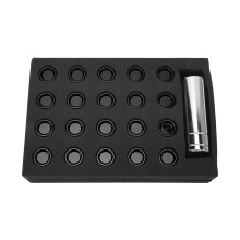 Tuercas de rueda con revestimiento anticorrosión, tuercas de rueda ET extendidas M12x1.5 de 42 mm para llantas de repuesto de ajuste universal,