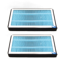 HEPA Cabin Air Filter for Tesla Model 3 and Model Y, 3-Stage Filtration Replacement Air Filter with Activated Carbon, Upgraded Filtration Area High