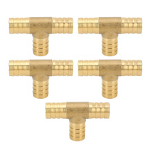 Connettore a bassa permeabilità magnetica, connessioni rapide e facili, raccordo a T in ottone a 3 vie per tubi flessibili per sistemi acqua,