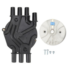 High-Quality Materials for Durability, Stress Relieved After Molding Ignition Distributor Cap Rotor Kit for Chevrolet GMC 4.3L Vortec, 100 Percent