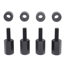 Kit di rialzo per sedile UTV facile da installare, migliora lo spazio per le gambe e la visibilità, con struttura robusta e resistente. Altezza