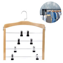 Stapelbare Kleiderbügel für Röcke und Hosen, platzsparender Kleiderschrank-Organizer, rutschfeste Clips, 360 drehbar für vielseitige