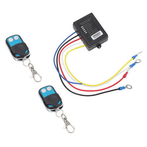 Electric Remote Control For Wireless Winch System, Universal Mini Control Winch Featuring Waterproof Wireless Remote And Sealed Shell Protection, 2