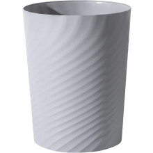 Recycling Bin with Slim Profile, Plastic Small Trash Can for Compact Spaces, User-friendly Design Ensures Ease of Use in Any Room