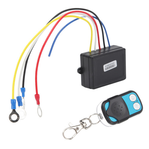Wireless Winch Remote Control Kit 50ft Range DC12V/24V for Truck ATV SUV 2