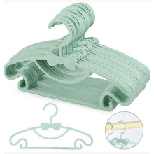 Grucce regolabili per neonati, appendiabiti antiscivolo e antipiega, decorativi per l'armadio dei bambini, forma stretta e struttura stabile, adatti