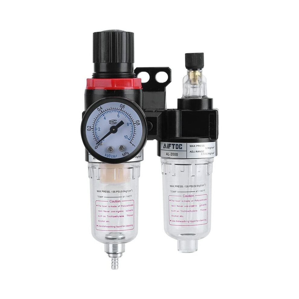 Industrial Air Guardian, Air Filter Regulator With Pressure Regulation & Semi-Auto Discharge, For Electronic Dust Blowing & Painting, Ensuring Clean, 9468298441089
