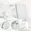 Exhaust Fan for Bathroom Balanced Air Solution, Silent Operation Durable ABS Plastic Copper Motor Quick Installation 3