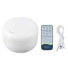 Leiser Aromatherapie-Diffusor mit Ventilator, 500 ml ätherischer Öldiffusor für große Räume, Aromatherapiegerät mit Fernbedienung,
