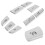 Multi-Function Stainless Steel Chef Knife 8 inch Ergonomic Handle Sharp Grey 5