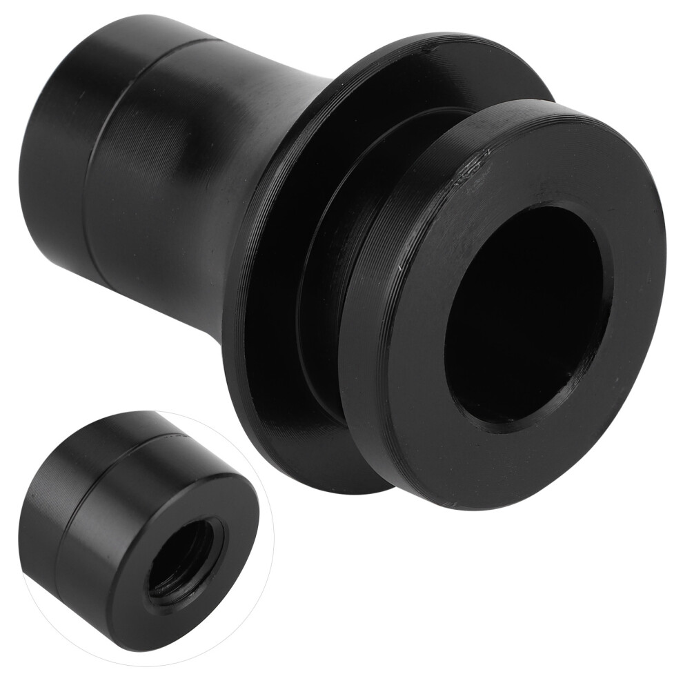 Universal M10x1.25 Manual Transmission Shift Knob Boot Adapter Black 7891379433819