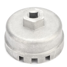 Llave para filtro de aceite de aleación de aluminio. Evita el deslizamiento. Diseño duradero. Herramienta de extracción de tapas de aleación de
