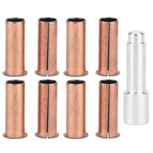 Kit di riparazione con boccole di alta precisione per cerniere delle portiere in metallo per Jeep Wrangler JKU07-18, lunga durata e resistente alla