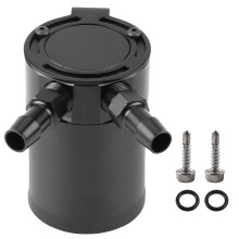Olieseparatorbeholder Kompakt størrelse, forvirret olieopsamlingsbeholder med 50 mikron bronzefilter Aluminiumsolieseparator
