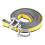 Woven Polyester Webbing Tow Strap, Woven Polyester Webbing with Reinforced Edging for Maximum Durability, Tow Strap with Hooks Metal Safety Hooks 3