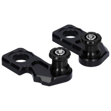 Hinterradständer-Spulen-Upgrade aus CNC-gefrästem Aluminium für CB650R F CBR650R2019-2020, Motorrad-Kettenverstellblock mit Schwingen- und