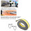 Woven Polyester Webbing Tow Strap, Woven Polyester Webbing with Reinforced Edging for Maximum Durability, Tow Strap with Hooks Metal Safety Hooks 7