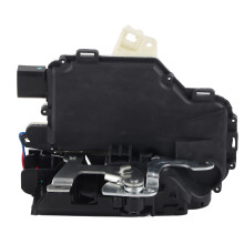 Conjunto de pestillo de cerradura de puerta con carcasa de plástico resistente, lado del conductor delantero izquierdo, fácil instalación para VW