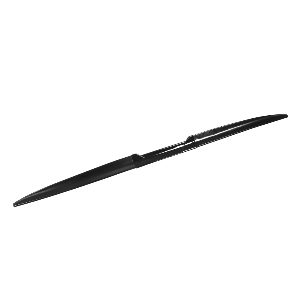 Upgrade Your Car's Aerodynamics With 3Pcs Glossy Rear Spoilers Black 4951369946262