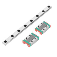 Linear Slide Rail For Precision Measurement, Heavy-Duty Bearing Steel With 4-Point Contact Design For Smooth Running And Low Noise (150mm)