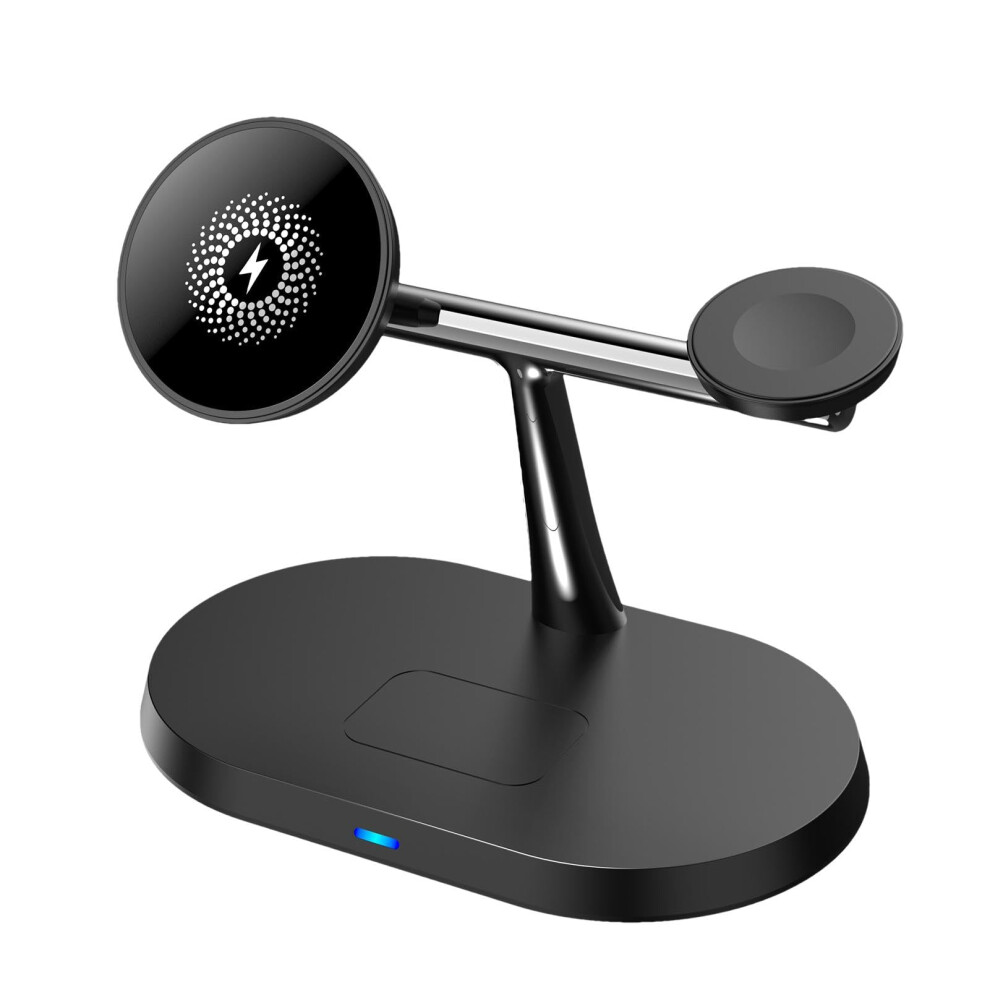 Phone Charging Dock With Adjustable Angle Stand, Qi Wireless Fast Charger, Portable Desktop Wireless Charging Station 9189345176135