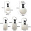 Rectangle Shape Key Rings With Opener Function Ideal-Style 4 3