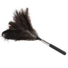 Plumeau à plumes naturelles antistatique-Poignée courte