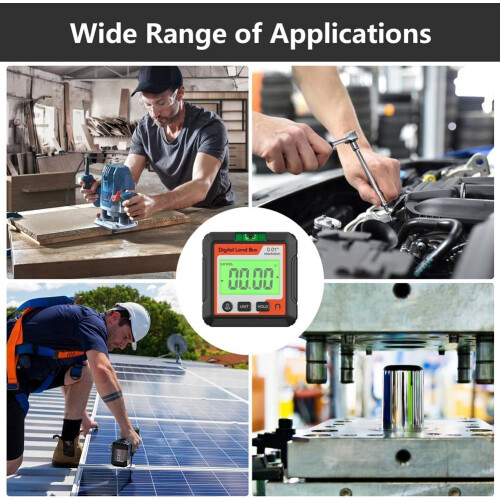 Digital Protractor Inclinometer Level Digital Display 90 Degree Angle Meter Duler 1
