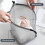 Quick Access Gym Bag Set with Wet Dry Separation for-White 2