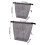 Quick Access Gym Bag Set with Wet Dry Separation for-White 5