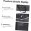 Storage bag for lyre harp instruments, convenient carrying case for 19note lyre bag 2