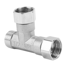 3 Way G1/2 Tee Stainless Steel Pipe Fitting for Water & Gas Connection