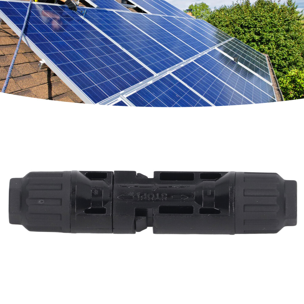 10Set 30A 1000V Solar Panel Connectors Flame Retardant Ip67 Black 4971371823665
