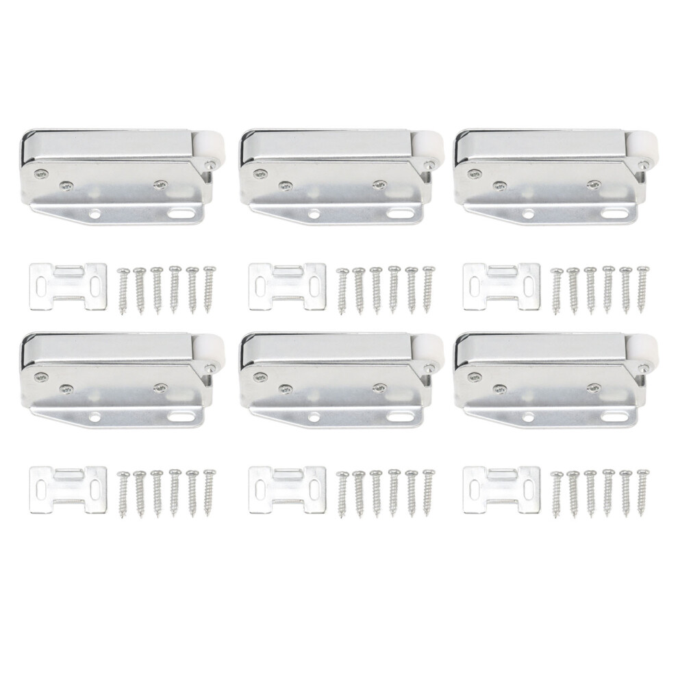 Spring Loaded Push Latch Cabinet Door Catch Heavy Duty Iron Touch Release Lock For Apartment Hotel Office Classroom Gym With Built In Spring Plunger 9448196835166