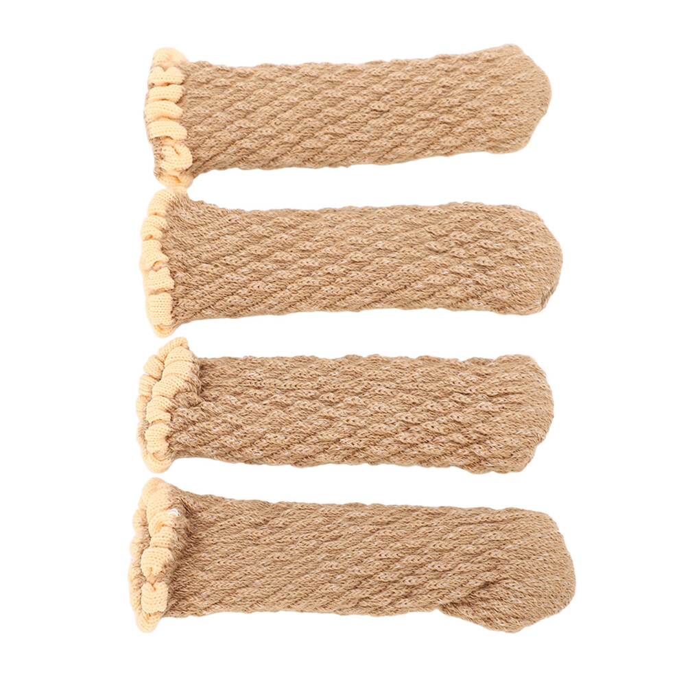 20Pcs Thickened Polyacrylonitrile Sock Protectors For Chair Legs, Log Color 7901370566512