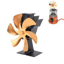 Vertikaler Ofenventilator, 6 Flügel,